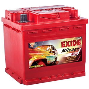 Exide Mileage 50AH FMLO-MLDIN50 Car Battery (DIN50LH)