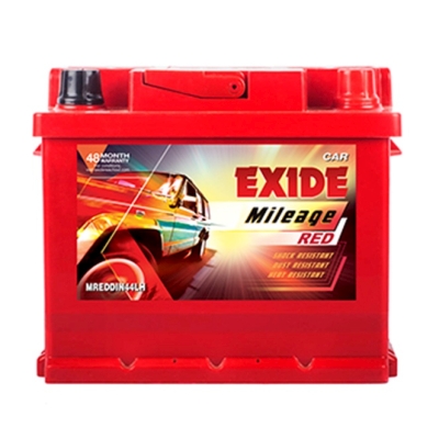 Exide Mileage MREDDIN44LH 44AH Car Battery Dealer Indirapuram, Ghaziabad