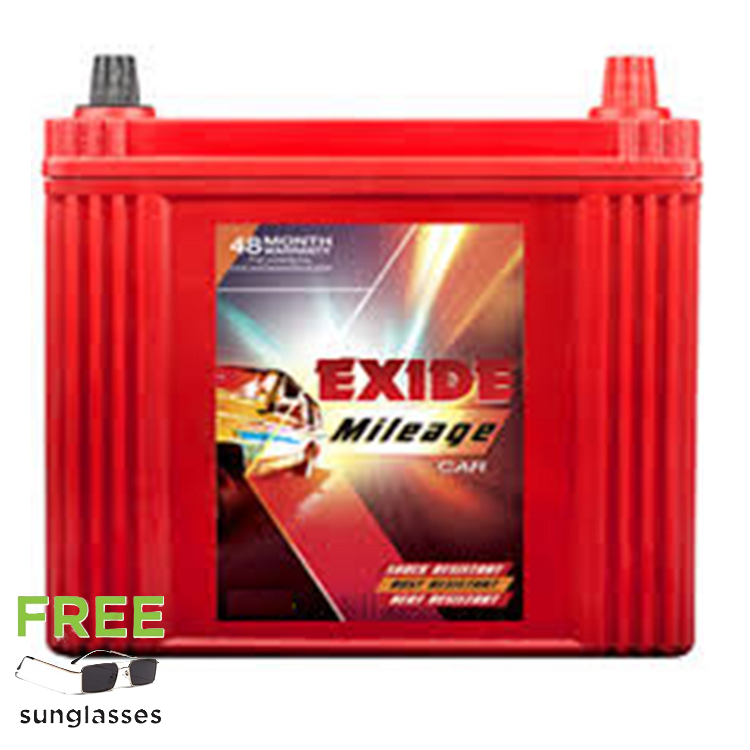 Exide Mileage 35AH Car Battery for Maruti Car (ML38B20L)