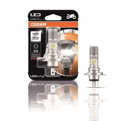 OSRAM LEDriving HEADLIGHT Bulb For Bikes HS1 5-6W 12V PX43T Blister Pack, Cool White