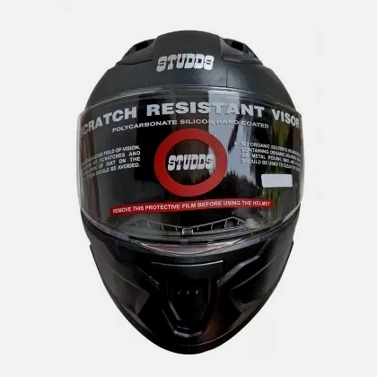 Studds Raider Full Face Helmet With Spoiler Black