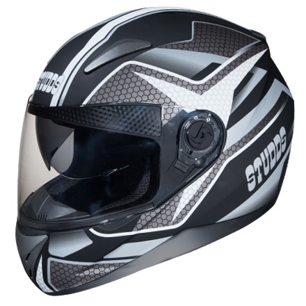 Studds Shifter D8 Matt-Black N4 Full Face Helmet (SHIFD8N4)