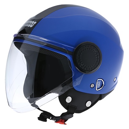 Studds Urban Matt Blue Open Face Helmet (SUSMB1)