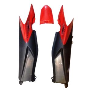 Tail Panel Hero CBZ Xtreem Sports Red Set of 3