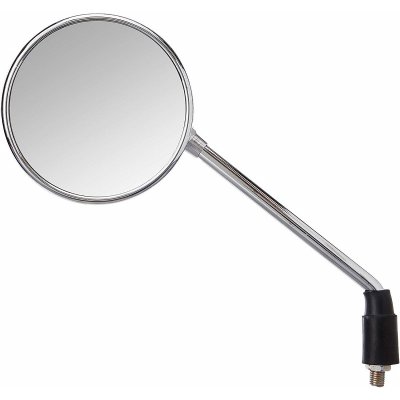 Uno Minda RV-6002L Shatterproof Glass Rear View Mirror Chrome Finish Left Hand For Royal Enfield Classic