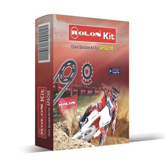 Rolon Chain Sprocket kit X-Ring TVS Apache RTR 200
