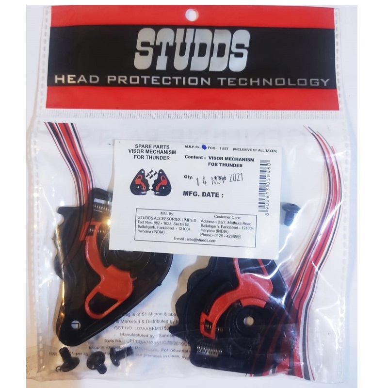 Studds Spare Mechanism For Thunder Helmet Visor