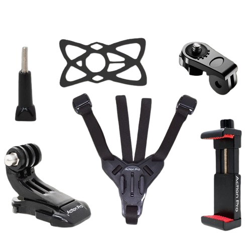 Action Pro Helmet Chin Mount Mobile Smartphone Action Camera