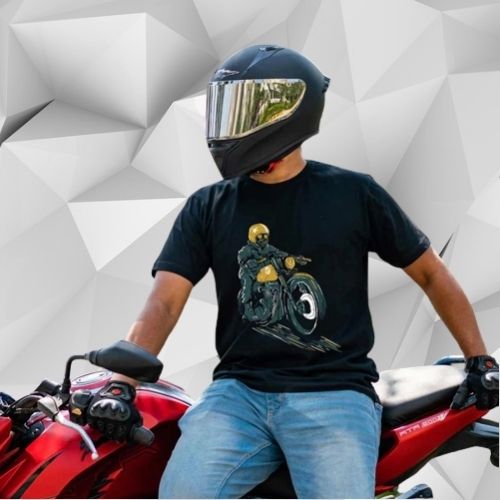 Bobber Holy Shift T Shirt for Bikers
