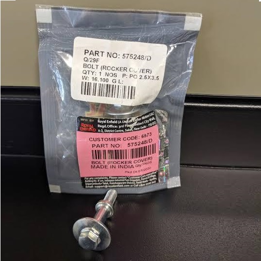 Bolt Rocker Cover Royal Enfield Interceptor 650, Continental GT 650 BS6 (575248-D)