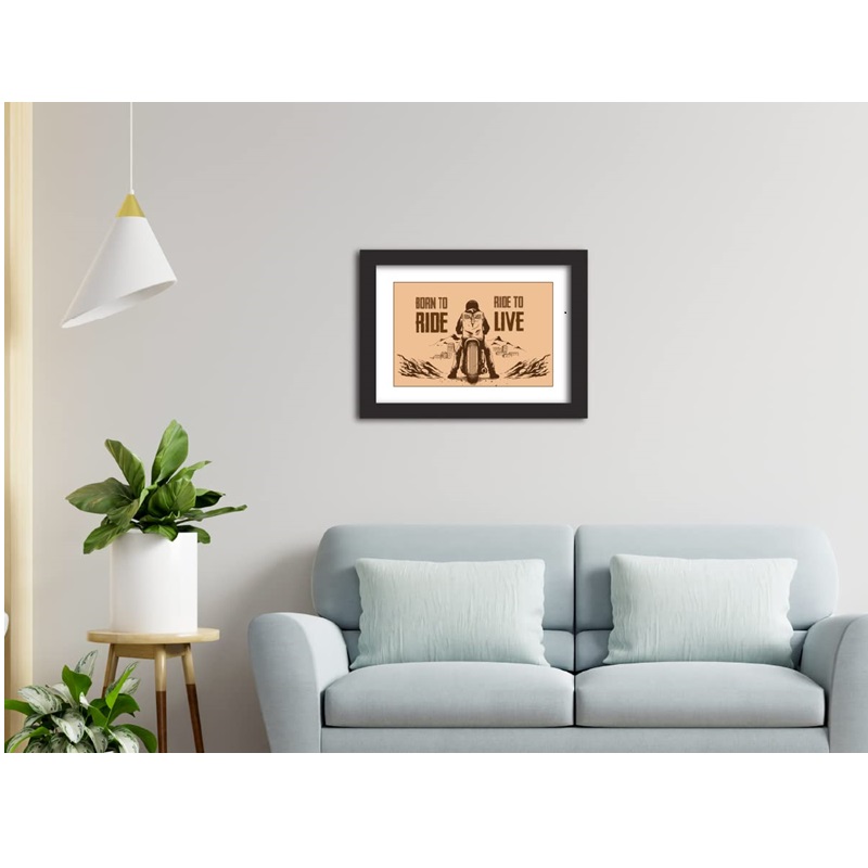 Born To Ride Ride To Live Photo Frame