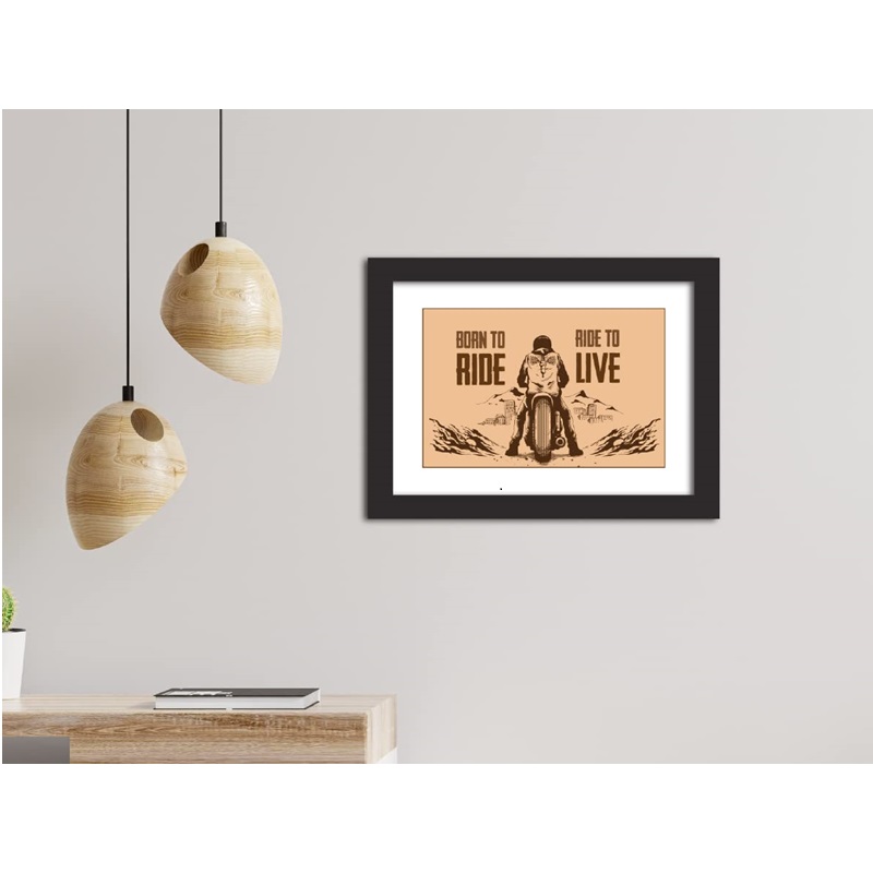 Born To Ride Ride To Live Photo Frame