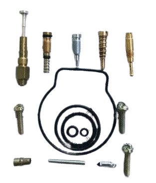 Genuine Carburetor Repairing Kit for Hero Passion X Pro – Premium Internal Fuel Rebuild Component Pack (High-Precision Brass Jets | Ethanol-Resistant Viton O-Rings)