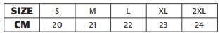 Royal Enfield Gloves Size Chart