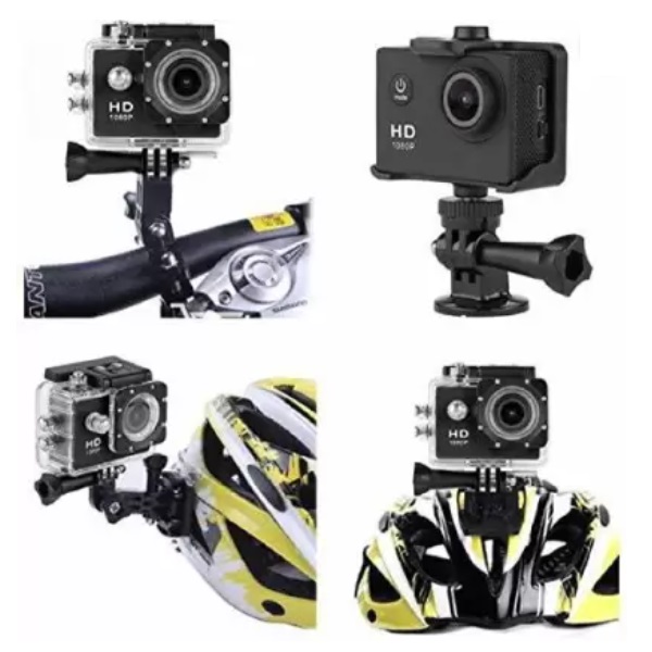 KP16 GO PRO HD 720P Mini Ultra 30M Underwater Waterproof Without Wifi Sports & Action Camera - Black, 12 MP