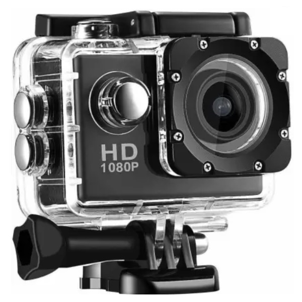 KP16 GO PRO HD 720P Mini Ultra 30M Underwater Waterproof Without Wifi Sports & Action Camera - Black, 12 MP