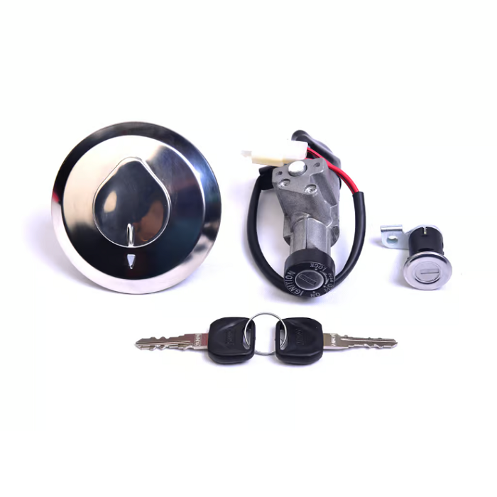 Lock Kit Set of 3 for Honda Shine Old CB 125CC - Spark Minda KT-2261Z / Sandar SLD-280A