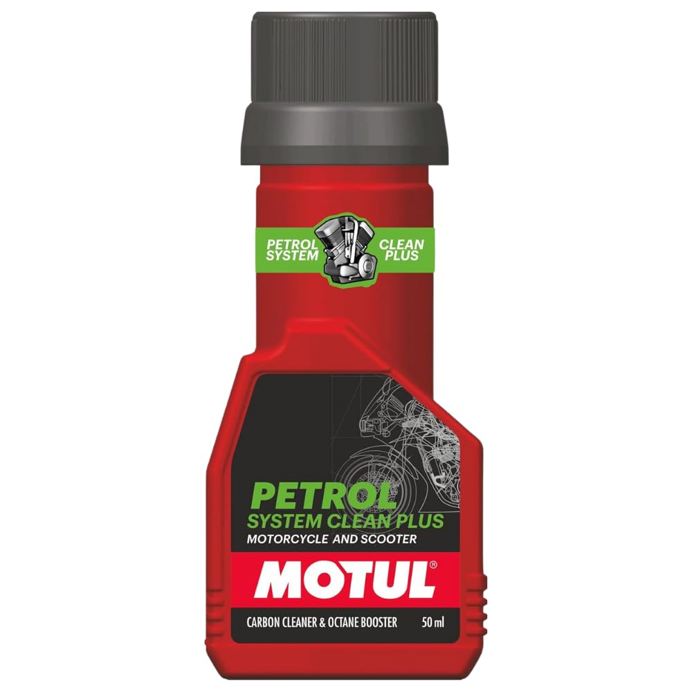 Motul MPSCP50L Petrol System Clean Plus 50ml for Bikes & Scooters (E20 Protection & Carbon Cleaner)