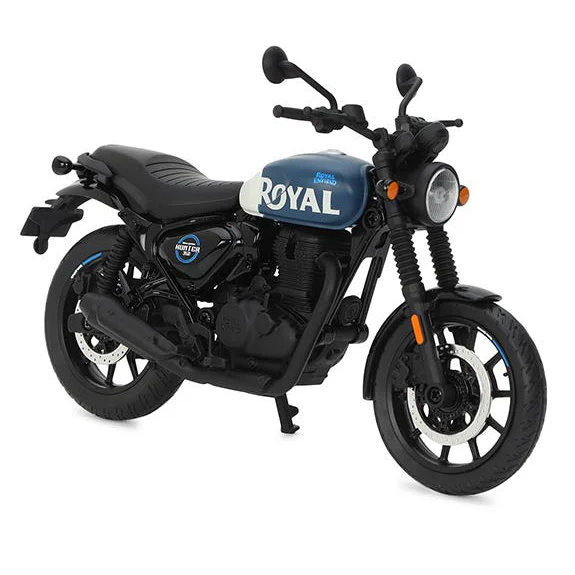 Royal Enfield Hunter 350 Diecast Miniature Replica | Rebel Blue (1:12) (RLCSMO260001)