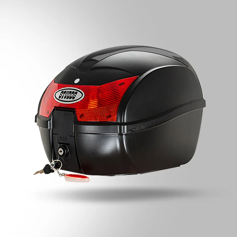 Studds Top Case For Bikes & Scooters Black