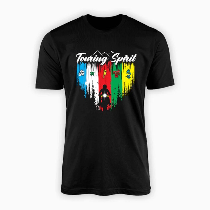 Touring Spirit T Shirt for Bikers