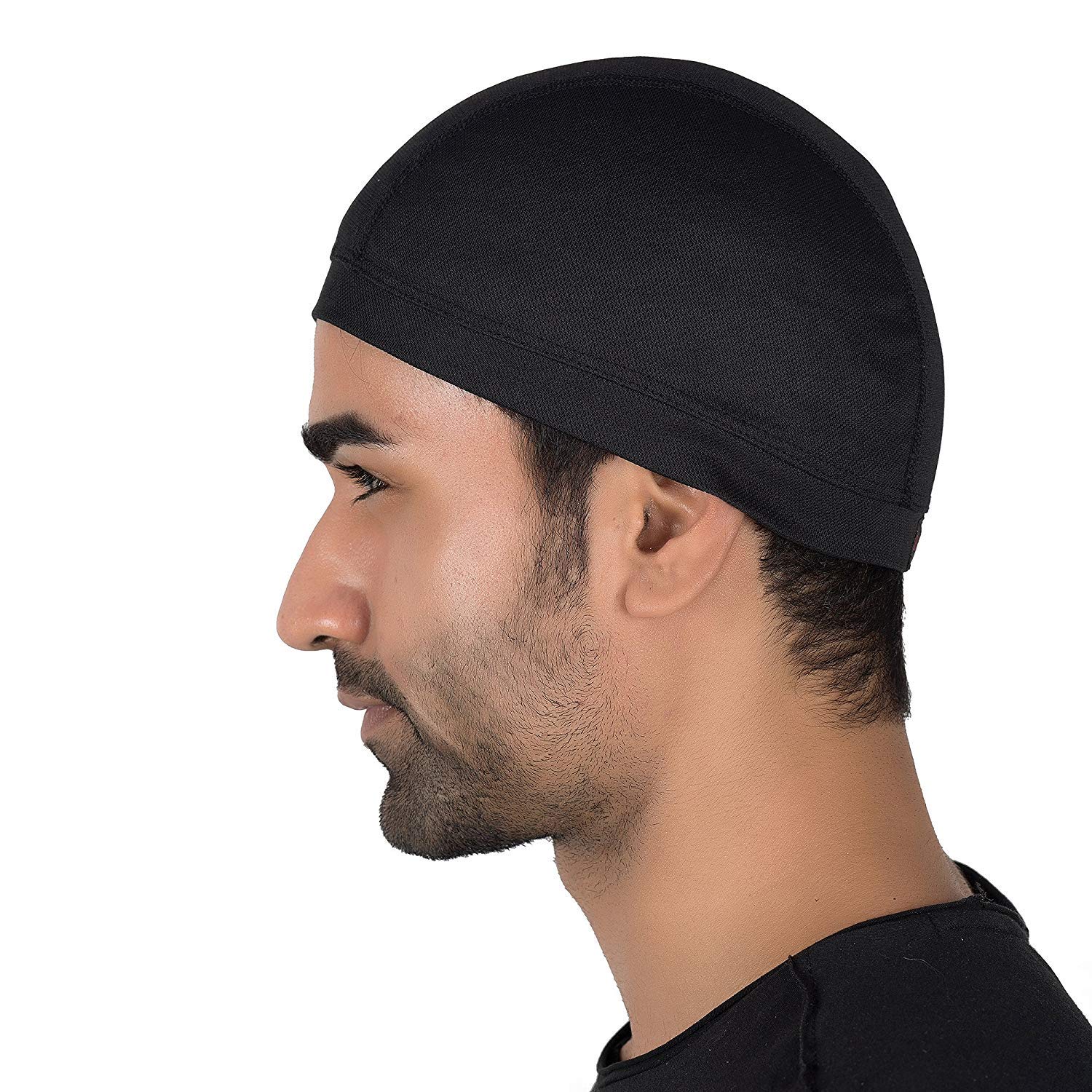 Under Helmet Quick Dry Breathable Skull Cap Patka Black