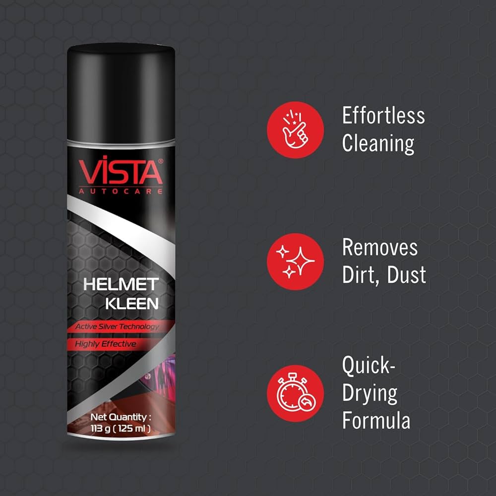 Vista Helmet kleen Foam Based Helmet Exterior Cleaner