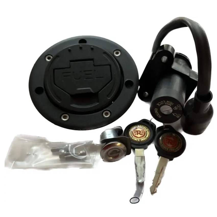 Complete Lock Set for Royal Enfield Himalayan 411 & Scram 411 (OEM) - Part No: RAP00076/A