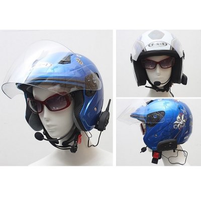 Vnetphone V6 Full Duplex 2-Way Audio Motorcycle Bluetooth Intercom Headset