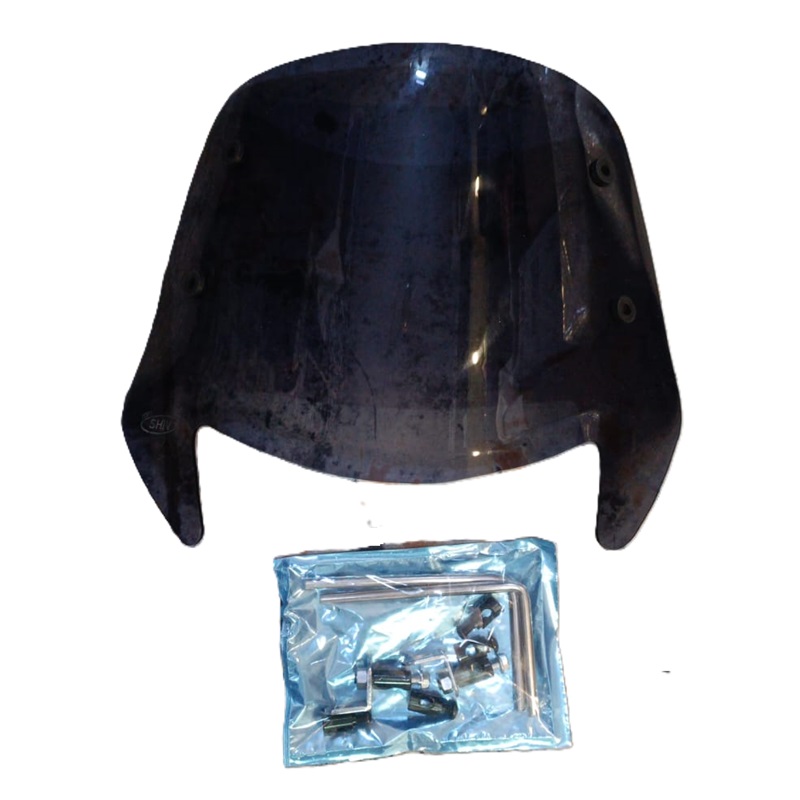 Windshield Visor TVS Jupiter Scooty With Fitting (Smoke) (WVJSF1)