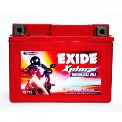 Exide 4AH Xplore Zero Maintenance Bike Battery (XLTZ4)
